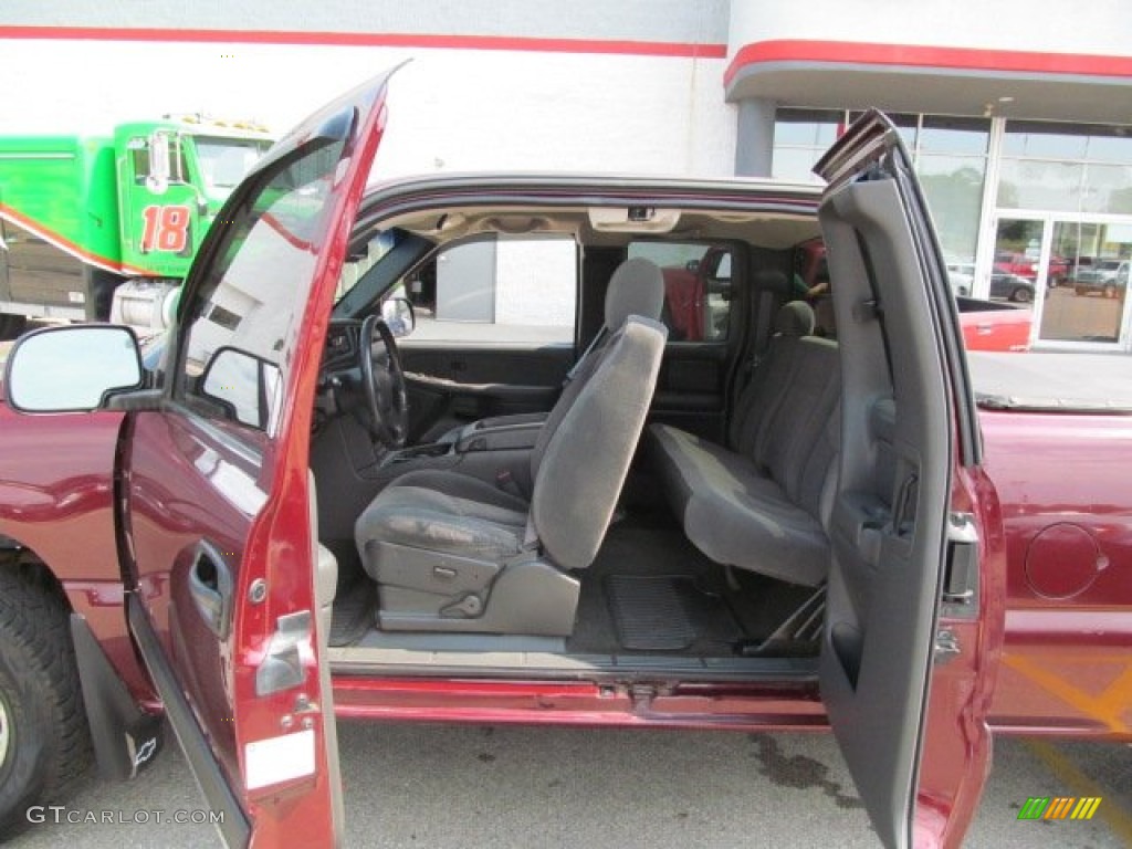 2003 Silverado 1500 Z71 Extended Cab 4x4 - Dark Carmine Red Metallic / Dark Charcoal photo #12