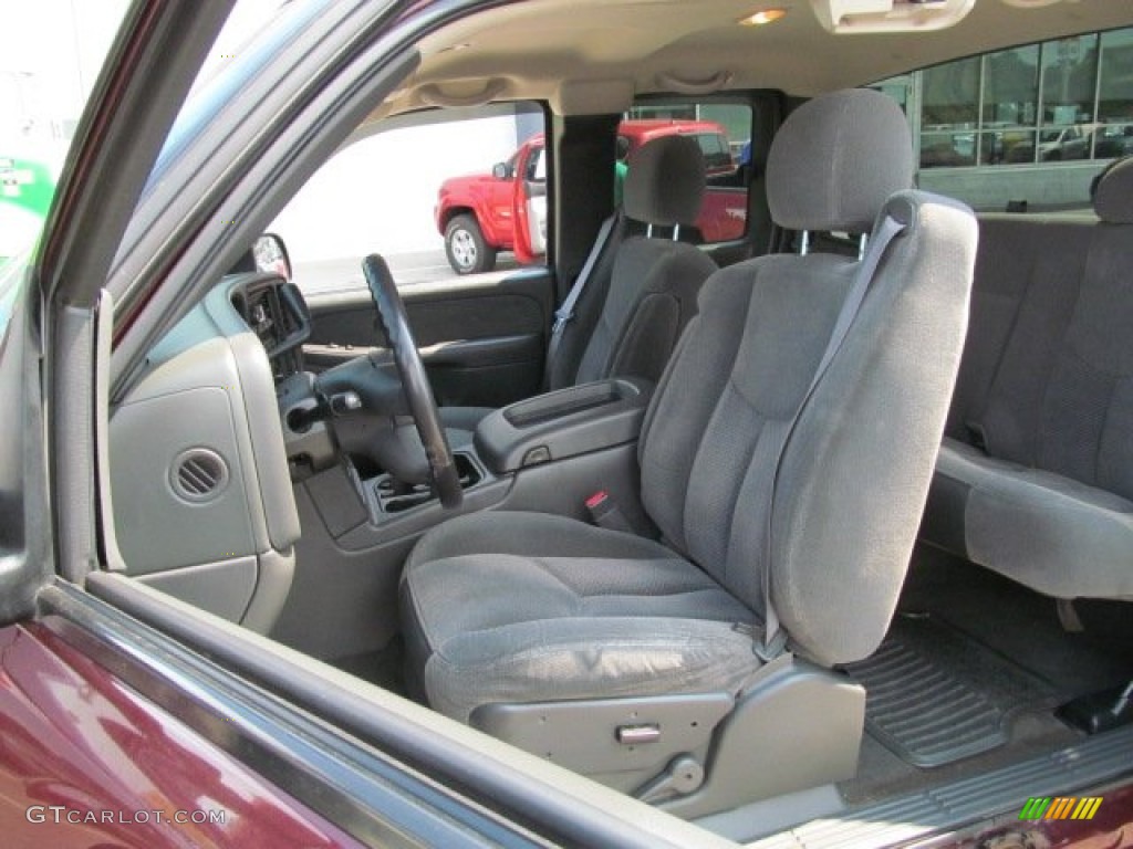 2003 Silverado 1500 Z71 Extended Cab 4x4 - Dark Carmine Red Metallic / Dark Charcoal photo #14