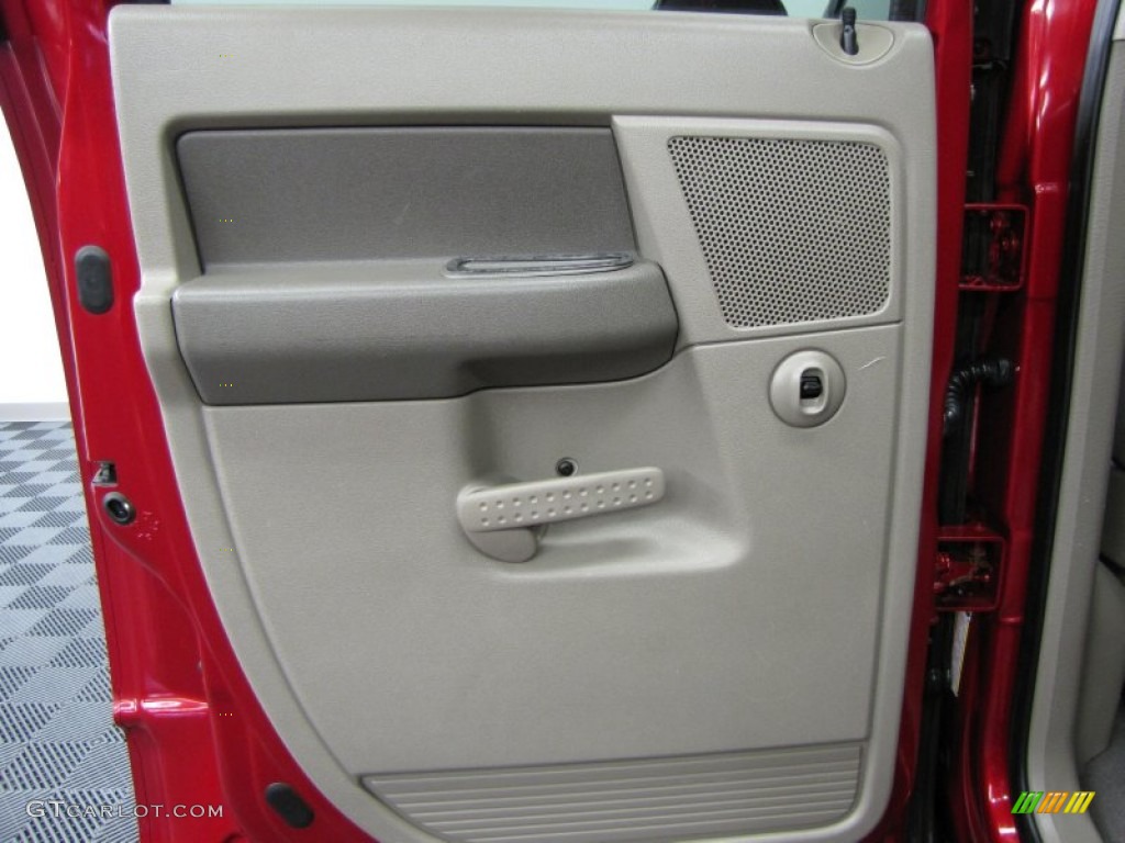 2007 Ram 1500 Big Horn Edition Quad Cab 4x4 - Flame Red / Medium Slate Gray photo #16