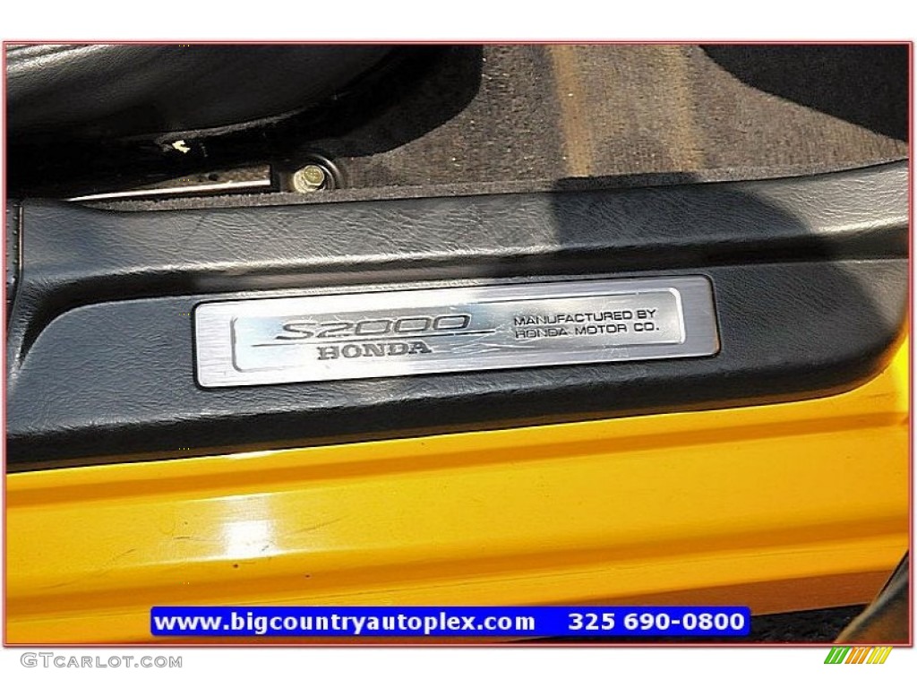 2001 S2000 Roadster - Spa Yellow / Black photo #36