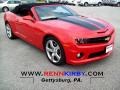 2011 Victory Red Chevrolet Camaro SS/RS Convertible  photo #1