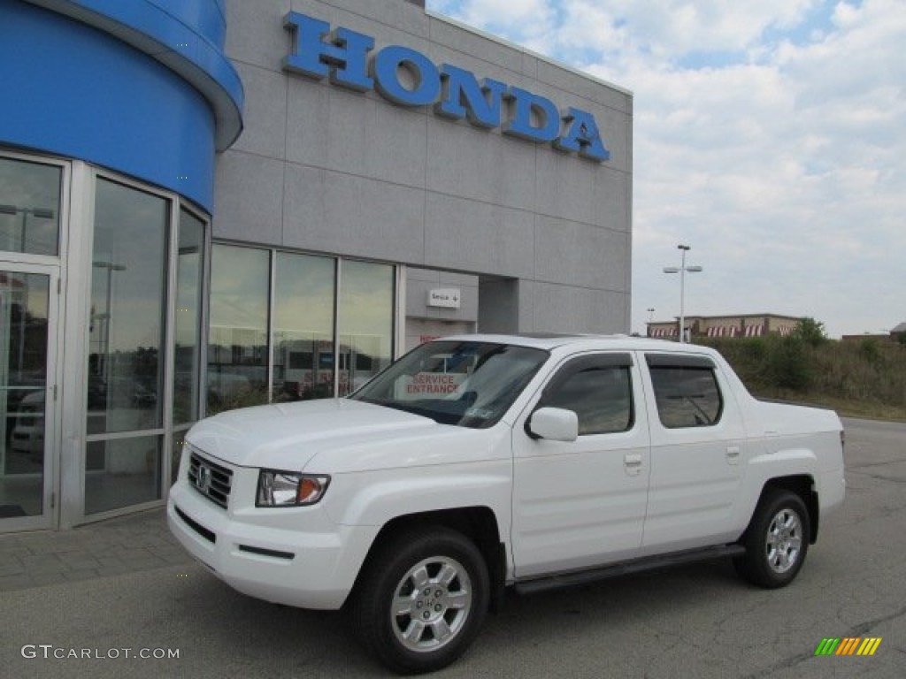 White Honda Ridgeline