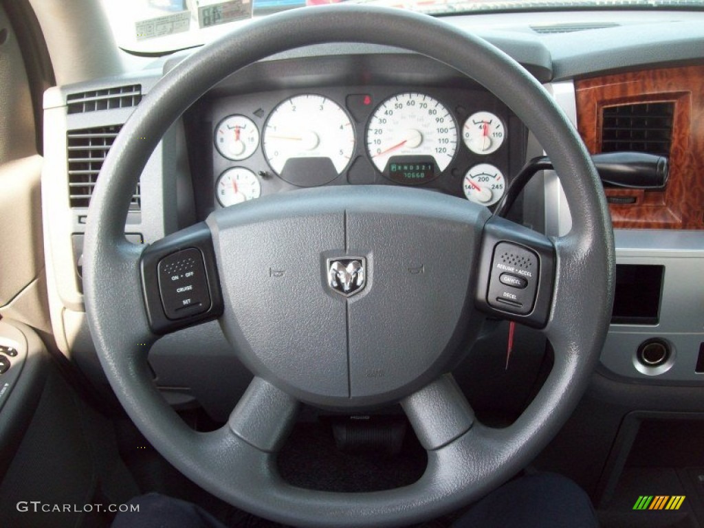 2008 Dodge Ram 3500 ST Quad Cab 4x4 Flat Bed Steering Wheel Photos