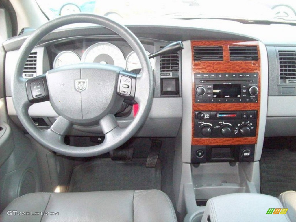 2008 Durango SLT 4x4 - Steel Blue Metallic / Dark/Light Slate Gray photo #8