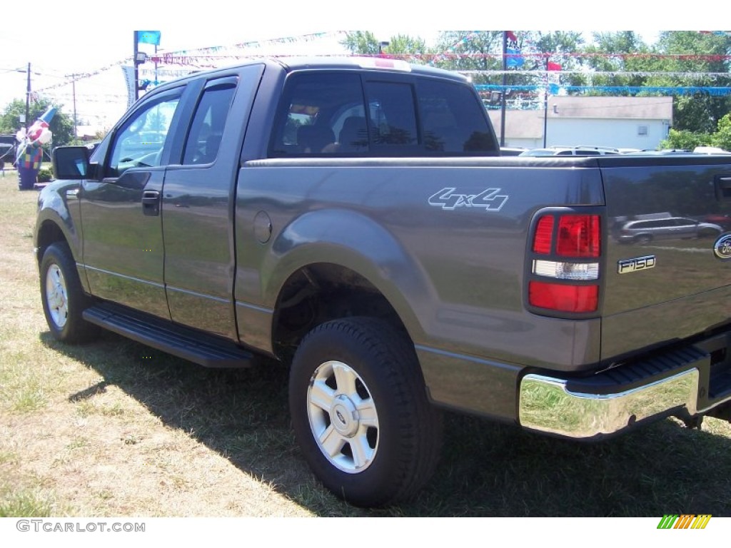 2004 F150 XLT SuperCab 4x4 - Dark Shadow Grey Metallic / Dark Flint photo #3