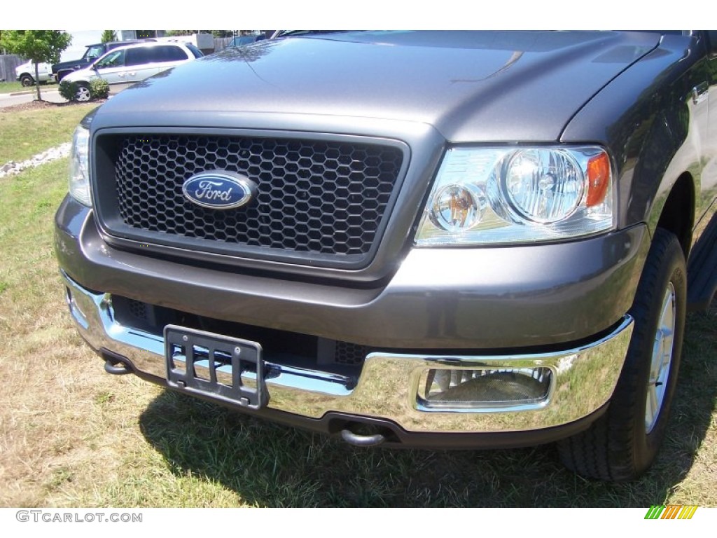 2004 F150 XLT SuperCab 4x4 - Dark Shadow Grey Metallic / Dark Flint photo #11