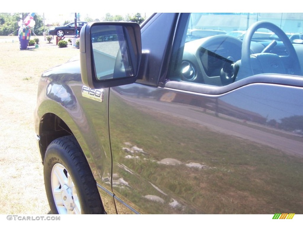 2004 F150 XLT SuperCab 4x4 - Dark Shadow Grey Metallic / Dark Flint photo #13