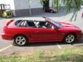 1994 Laser Red Tinted Metallic Ford Mustang GT Convertible  photo #3