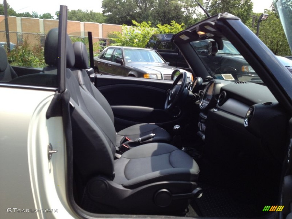 2010 Cooper Convertible - Interchange Yellow / Grey/Carbon Black photo #11