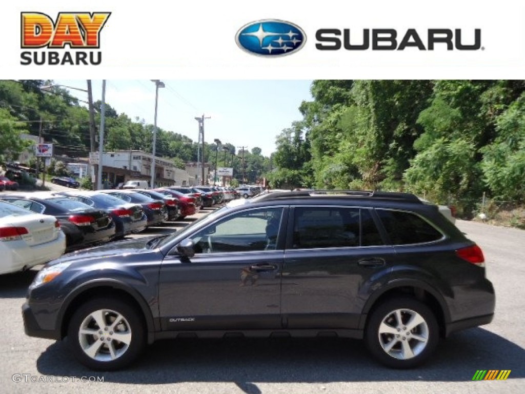2013 Outback 2.5i Limited - Graphite Gray Metallic / Black photo #1