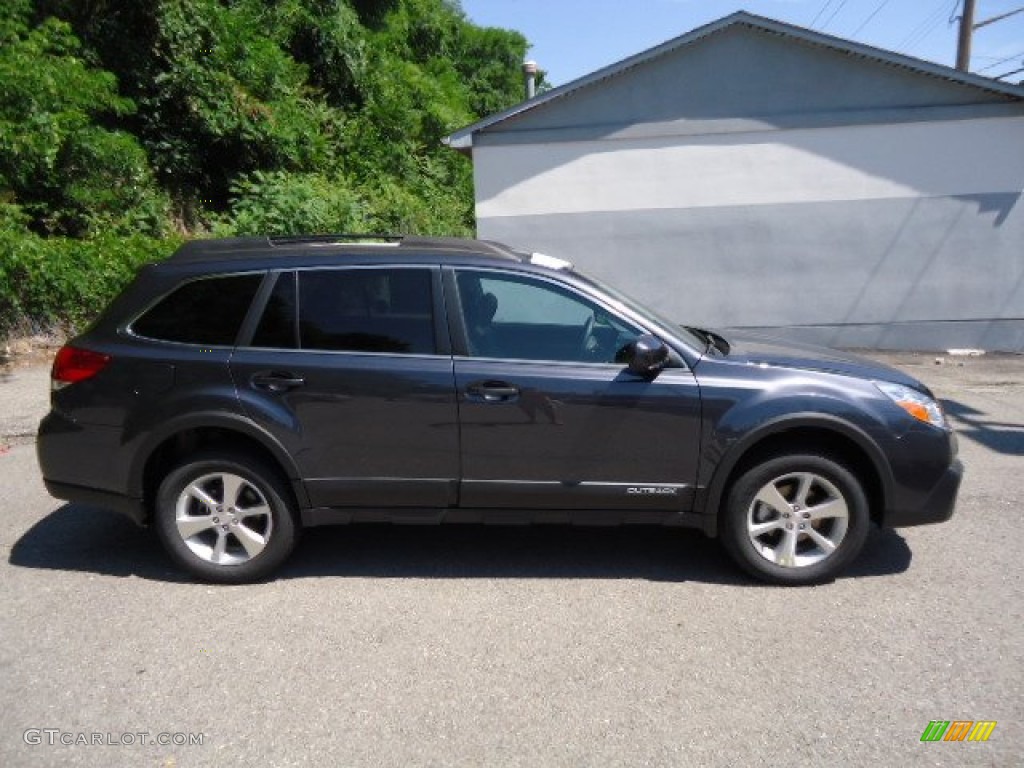 2013 Outback 2.5i Limited - Graphite Gray Metallic / Black photo #4