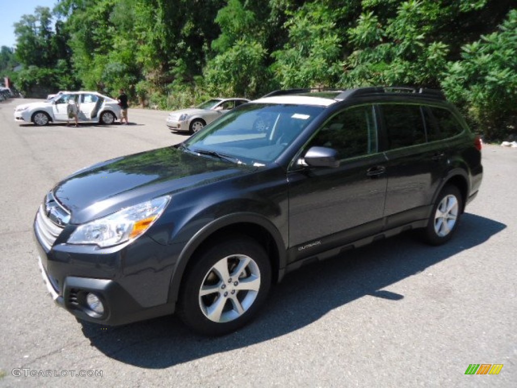2013 Outback 2.5i Limited - Graphite Gray Metallic / Black photo #6
