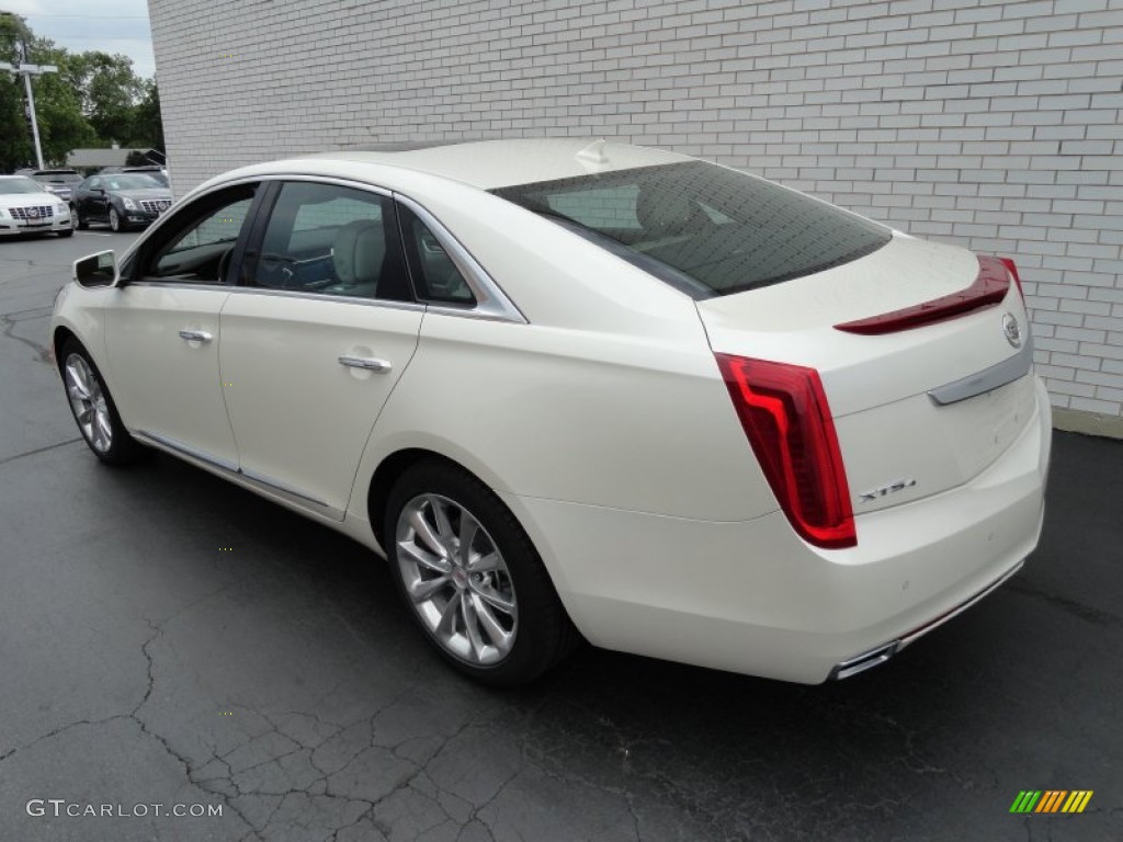 2013 XTS Premium AWD - White Diamond Tricoat / Shale/Cocoa photo #6