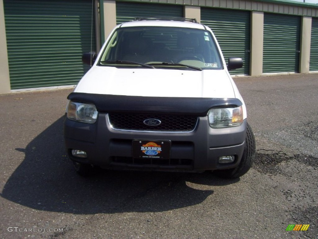 2003 Escape XLT V6 4WD - Oxford White / Medium Dark Pebble photo #2