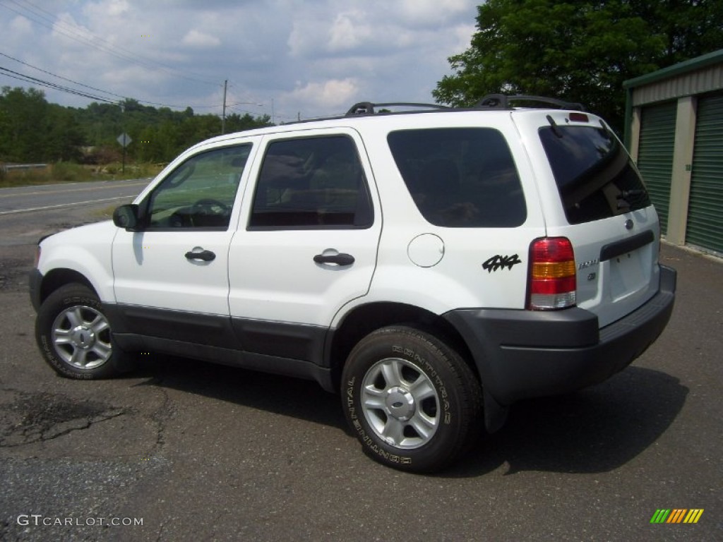 2003 Escape XLT V6 4WD - Oxford White / Medium Dark Pebble photo #5