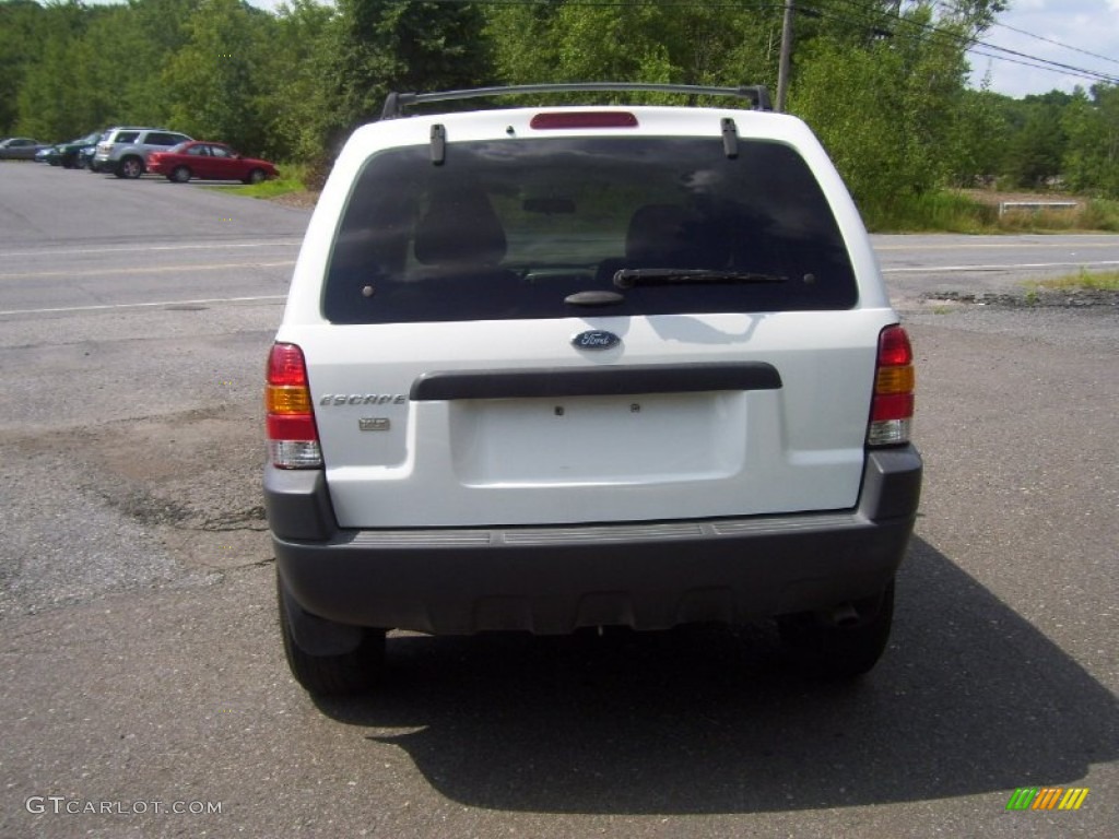 2003 Escape XLT V6 4WD - Oxford White / Medium Dark Pebble photo #6