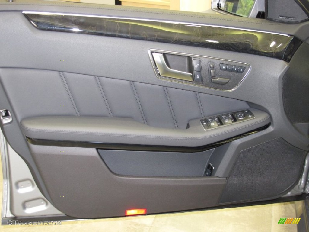 2012 Mercedes-Benz E 63 AMG Black Door Panel Photo #67864692