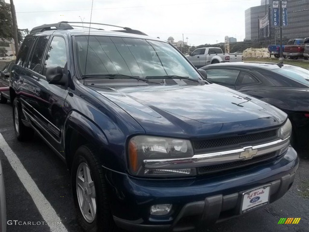 2003 TrailBlazer EXT LT - Indigo Blue Metallic / Medium Pewter photo #1