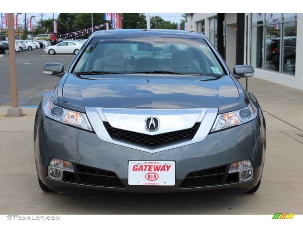 2009 TL 3.7 SH-AWD - Palladium Metallic / Taupe/Ebony photo #2