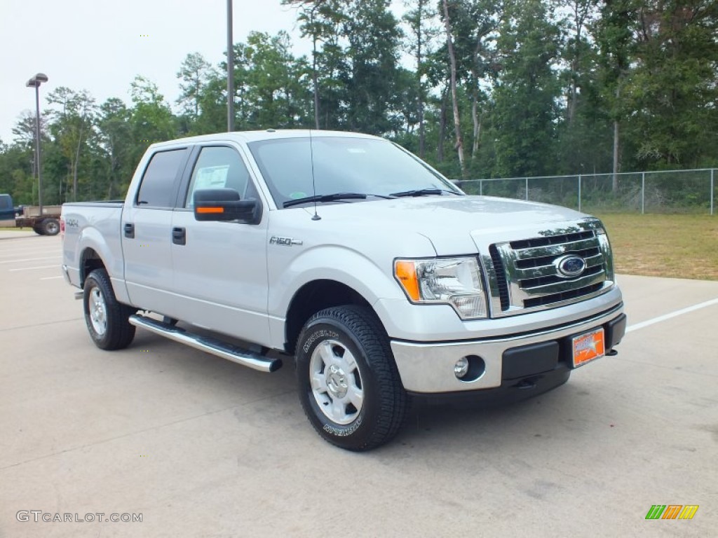 2012 F150 XLT SuperCrew 4x4 - Ingot Silver Metallic / Steel Gray photo #1