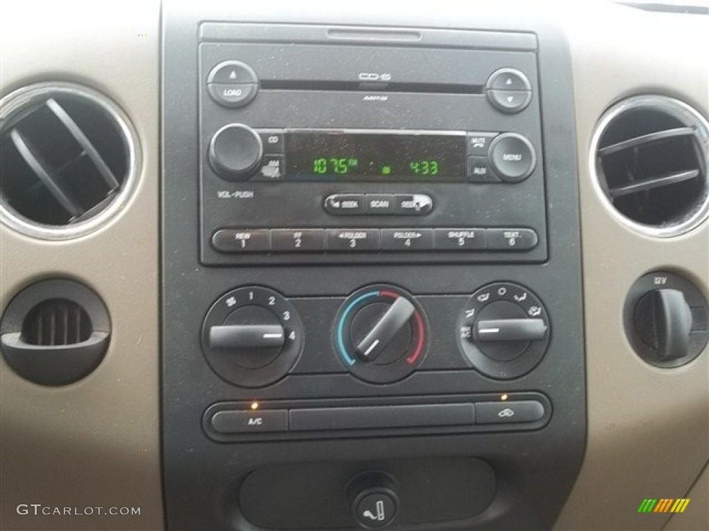 2006 F150 XLT SuperCrew - Dark Toreador Red Metallic / Tan photo #14