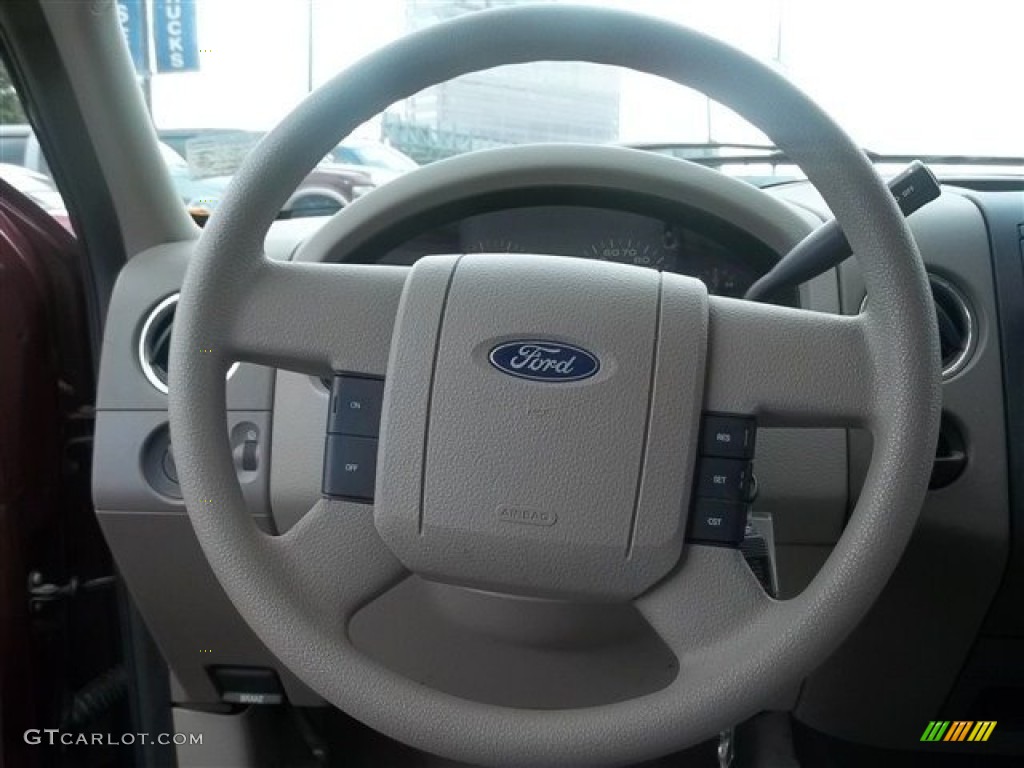 2006 F150 XLT SuperCrew - Dark Toreador Red Metallic / Tan photo #22