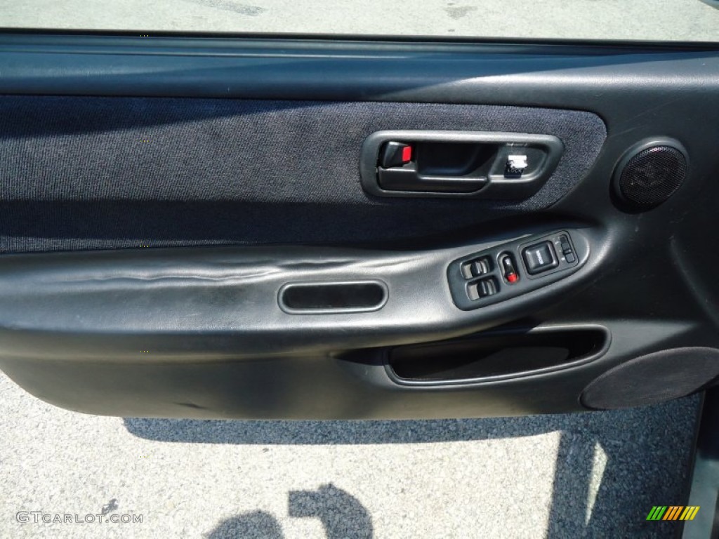 1998 Acura Integra LS Coupe Ebony Door Panel Photo #67866298