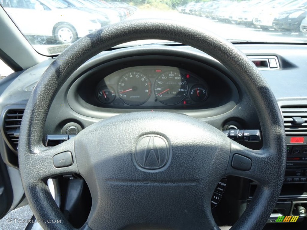 1998 Acura Integra LS Coupe Ebony Steering Wheel Photo #67866400