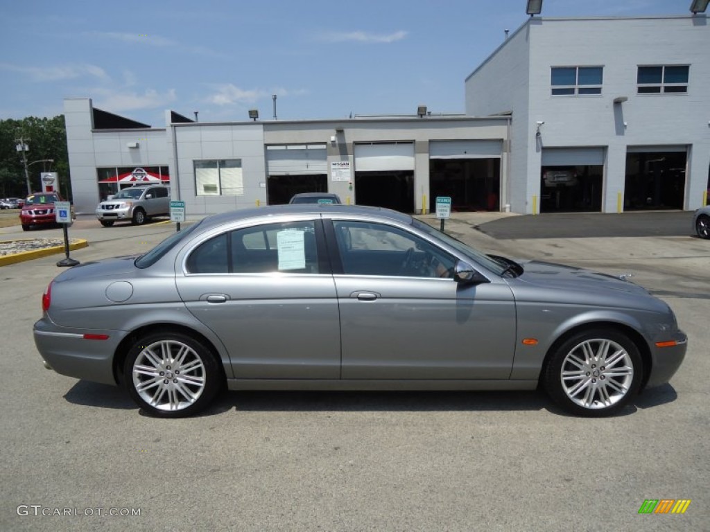 Lunar Grey 2008 Jaguar S-Type 3.0 Exterior Photo #67866478
