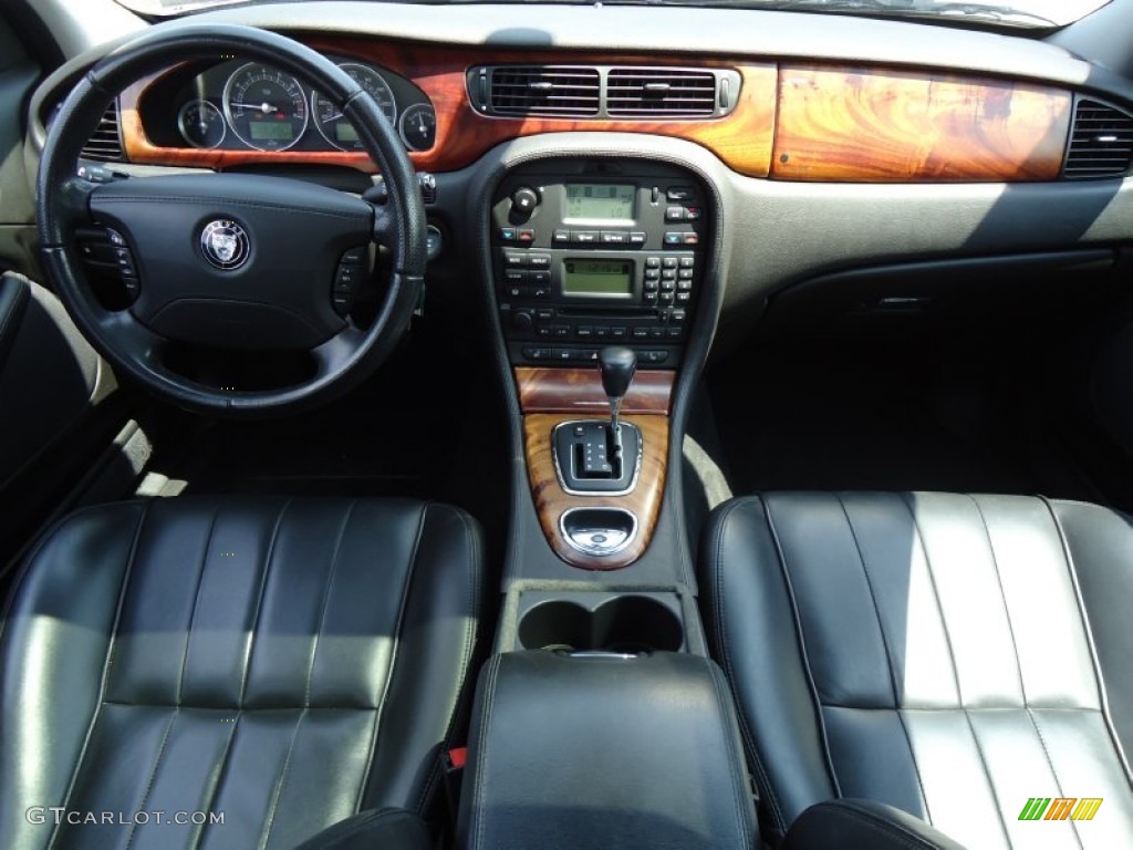 2008 Jaguar S-Type 3.0 Charcoal Dashboard Photo #67866617