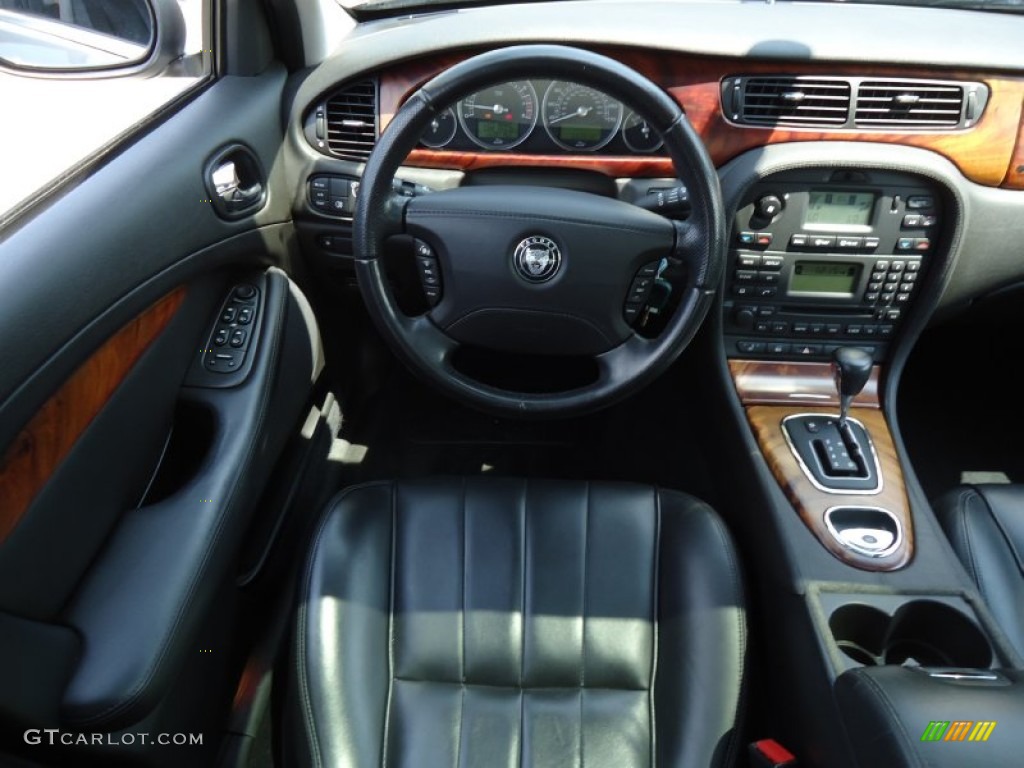 2008 Jaguar S-Type 3.0 Charcoal Dashboard Photo #67866622