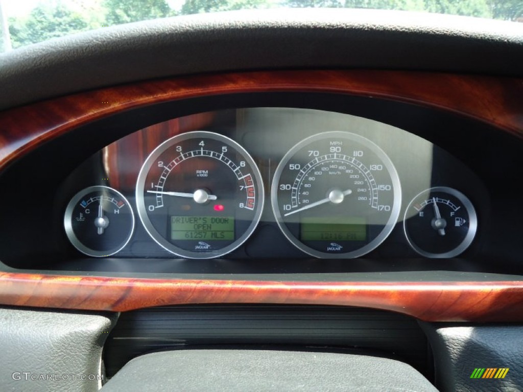2008 Jaguar S-Type 3.0 Gauges Photos