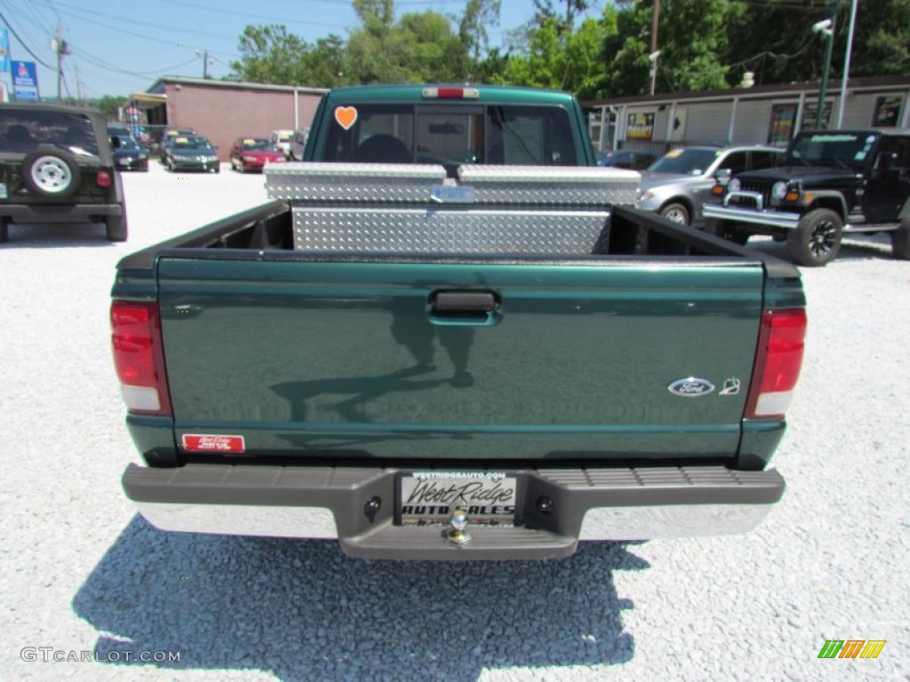 2000 Ranger XLT SuperCab 4x4 - Amazon Green Metallic / Medium Graphite photo #6