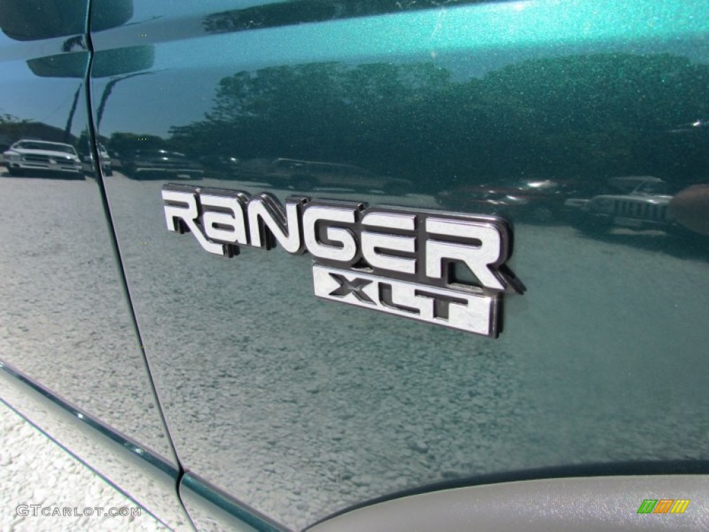 2000 Ranger XLT SuperCab 4x4 - Amazon Green Metallic / Medium Graphite photo #15