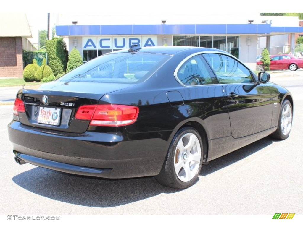 2010 3 Series 328i xDrive Coupe - Jet Black / Black photo #5
