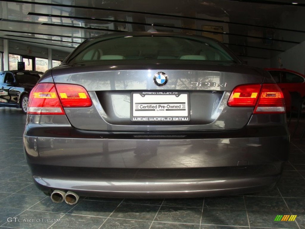 2008 3 Series 328xi Coupe - Sparkling Graphite Metallic / Oyster photo #5