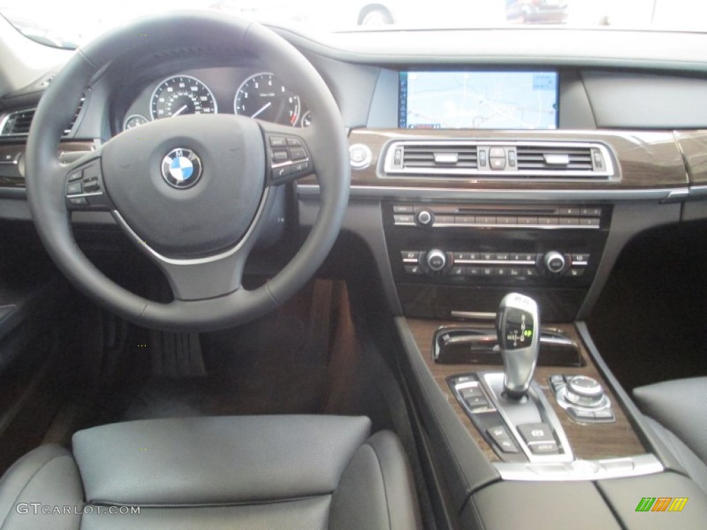 2012 7 Series 750Li xDrive Sedan - Mineral White Metallic / Black photo #8
