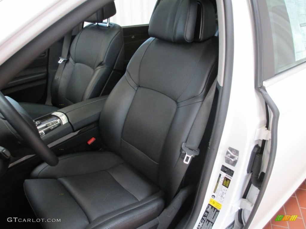 Black Interior 2012 BMW 7 Series 750Li xDrive Sedan Photo #67869079