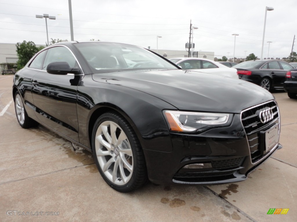 Phantom Black Pearl Effect 2013 Audi A5 2.0T quattro Coupe Exterior Photo #67870252
