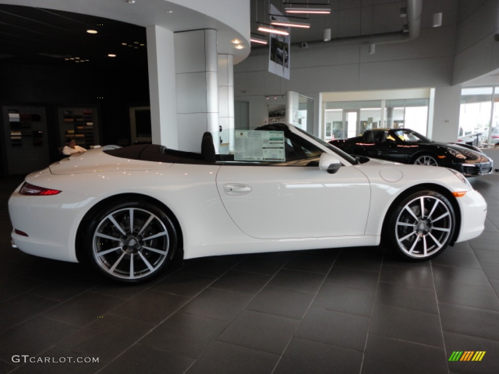Carrara White 2012 Porsche New 911 Carrera Cabriolet Exterior Photo #67870486