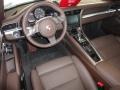 Espresso Natural Leather Interior Photo for 2012 Porsche New 911 #67870519