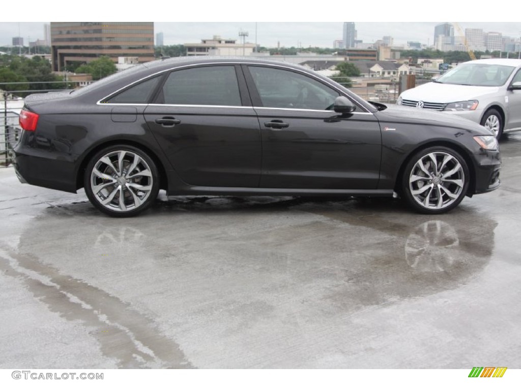 Oolong Gray Metallic 2012 Audi A6 3.0T quattro Sedan Exterior Photo #67871698