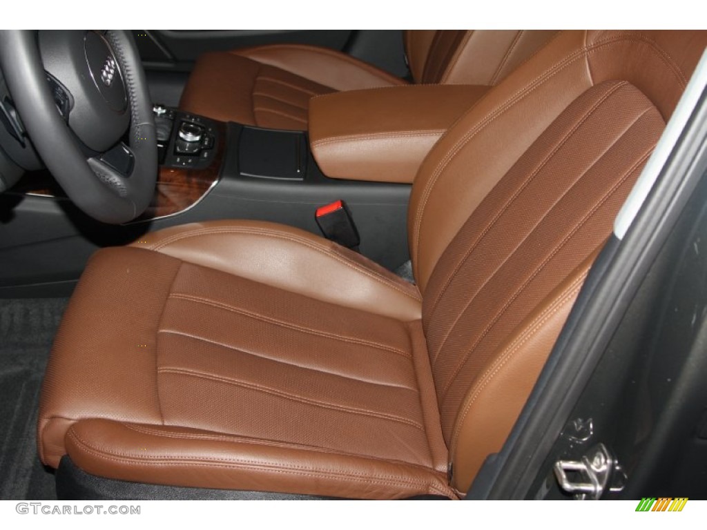 Nougat Brown Interior 2012 Audi A6 3.0T quattro Sedan Photo #67871758