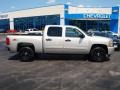 2009 Silver Birch Metallic Chevrolet Silverado 1500 LT Z71 Crew Cab 4x4  photo #1
