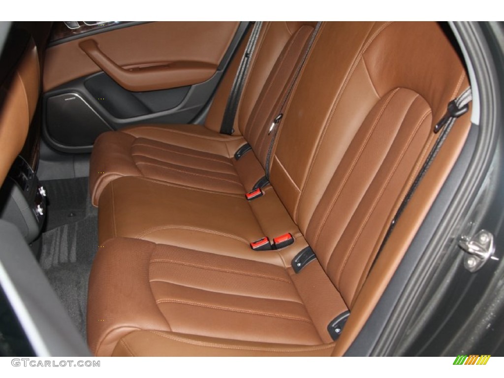 Nougat Brown Interior 2012 Audi A6 3.0T quattro Sedan Photo #67871950