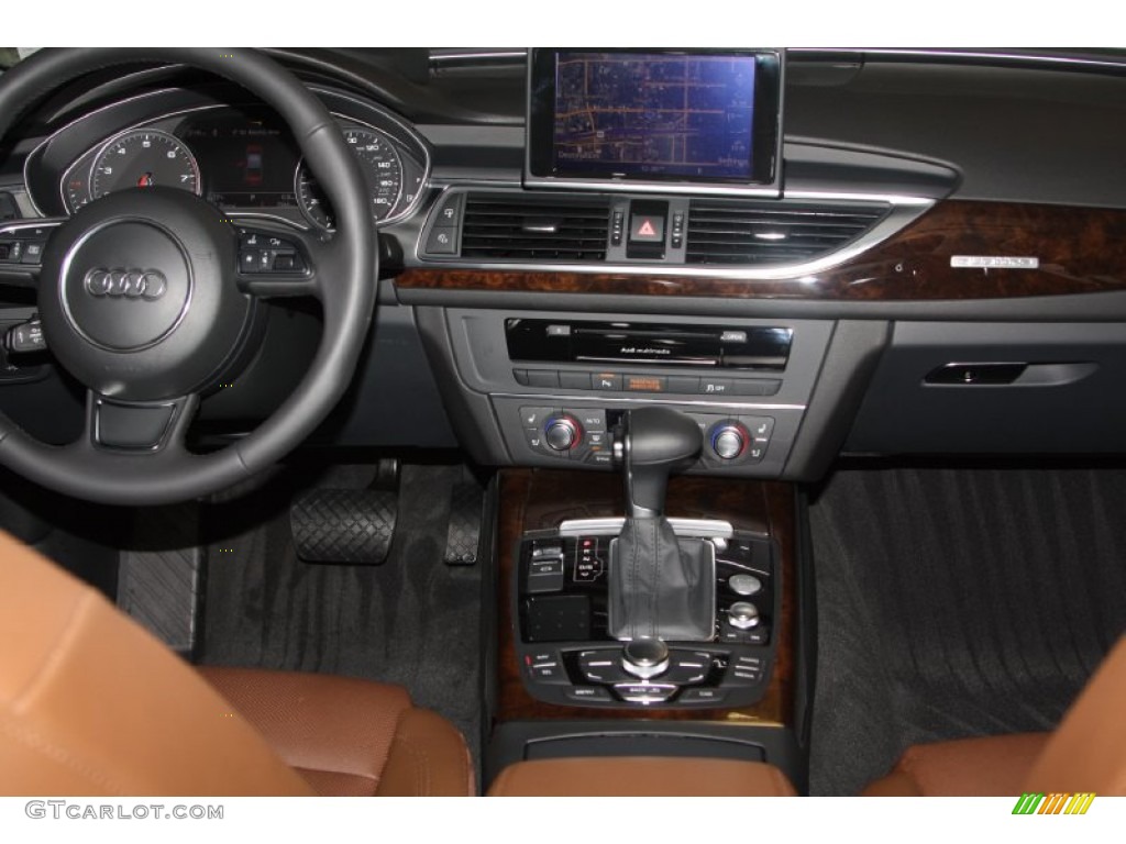 2012 A6 3.0T quattro Sedan - Oolong Gray Metallic / Nougat Brown photo #48