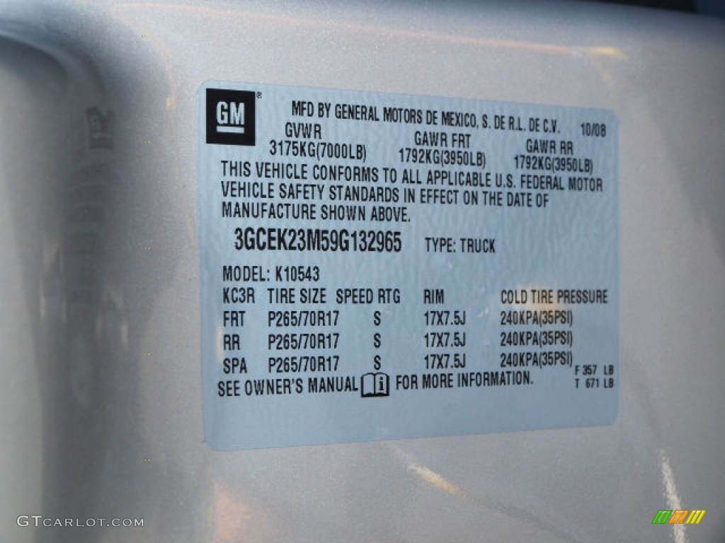 2009 Silverado 1500 LT Z71 Crew Cab 4x4 - Silver Birch Metallic / Ebony photo #17