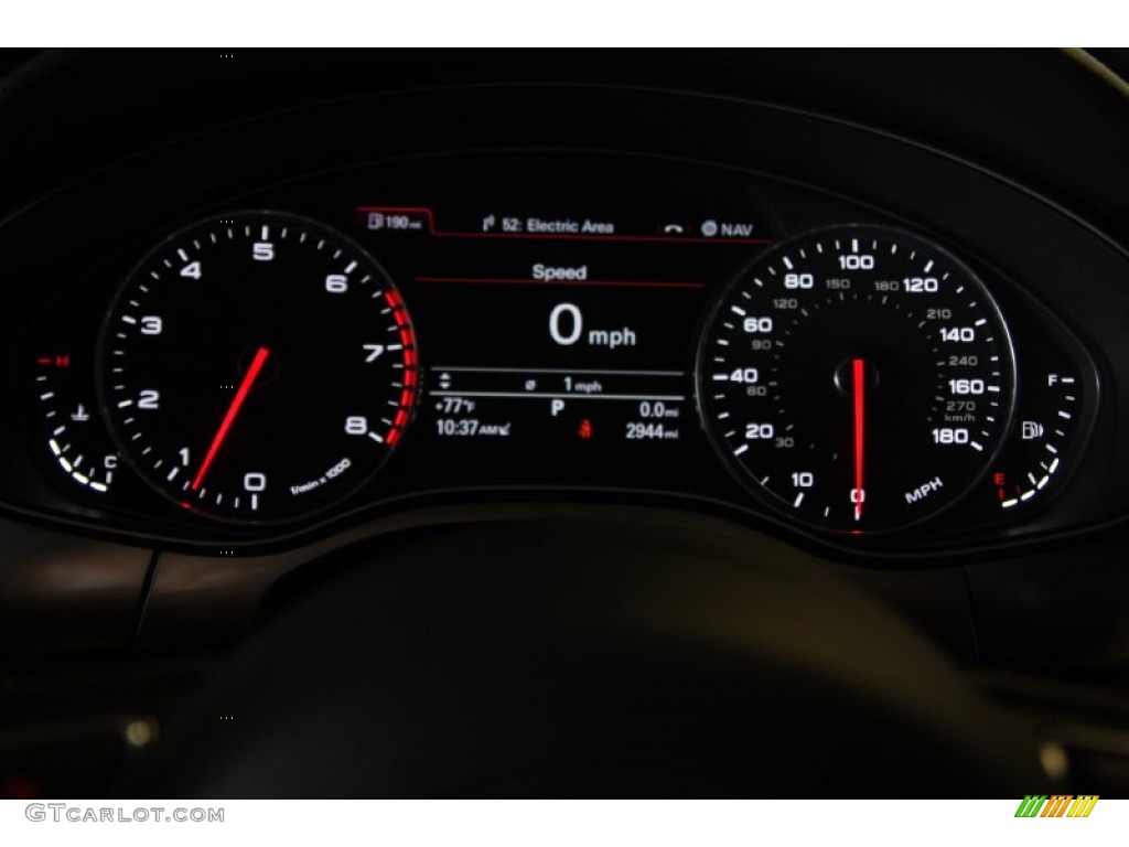 2012 Audi A6 3.0T quattro Sedan Gauges Photo #67872115