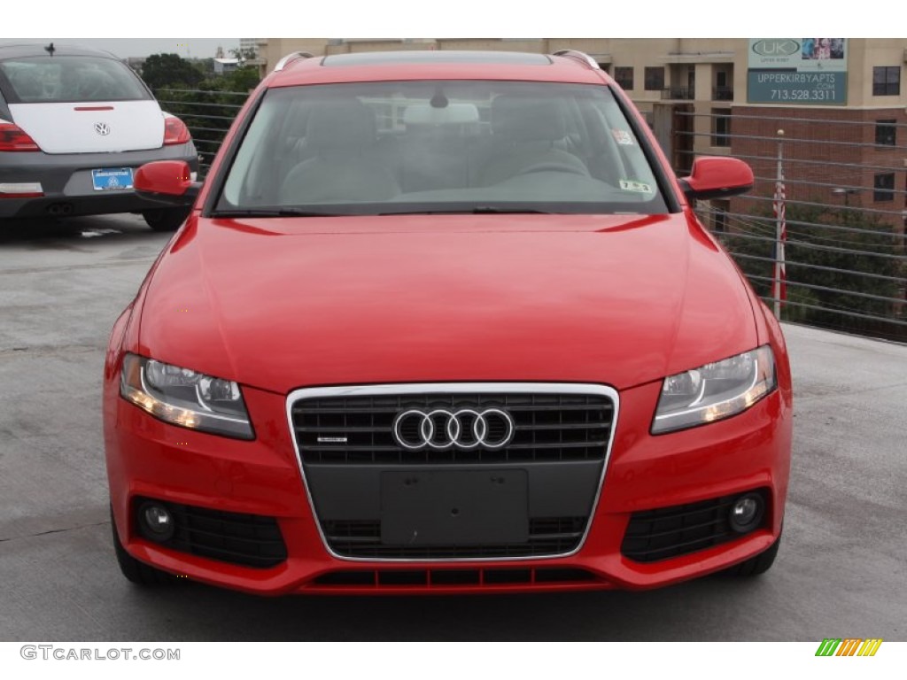 Brilliant Red 2012 Audi A4 2.0T quattro Avant Exterior Photo #67872154