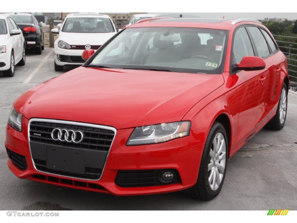 Brilliant Red 2012 Audi A4 2.0T quattro Avant Exterior Photo #67872163